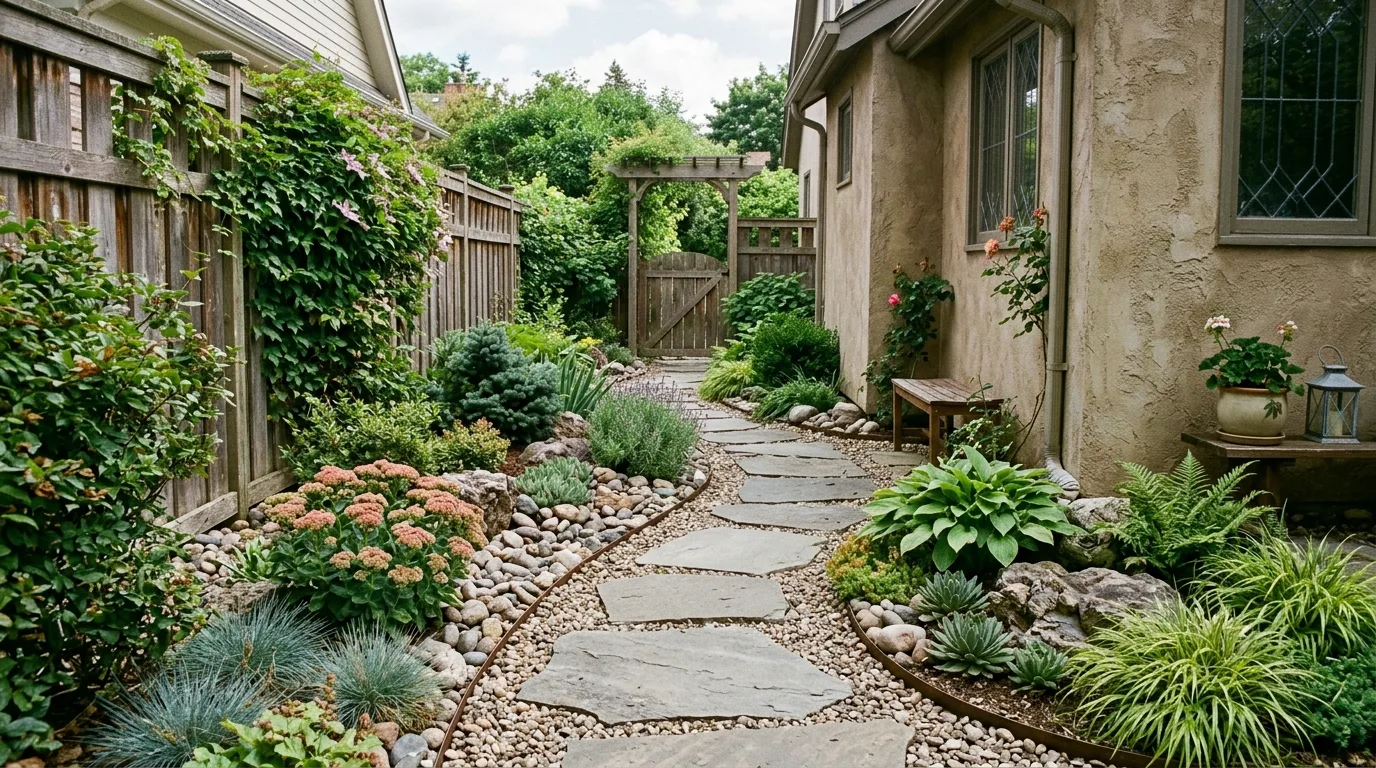 Slim Planting Border With Texture